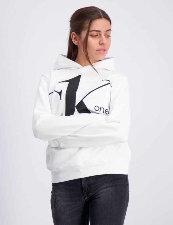 Calvin Klein Ck One Hoodie Huppari Valkoinen