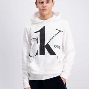 Calvin Klein Ck One Hoodie Huppari Valkoinen