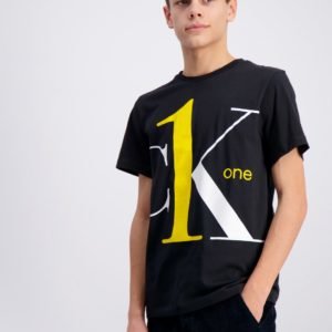 Calvin Klein Ck One Ss T Shirt T-Paita Musta