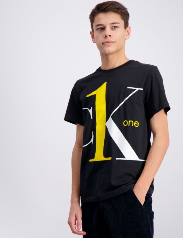 Calvin Klein Ck One Ss T Shirt T-Paita Musta