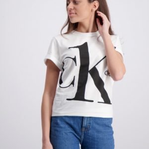 Calvin Klein Ck One Ss T Shirt T-Paita Valkoinen