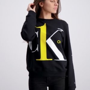 Calvin Klein Ck One Sweatshirt Neule Musta