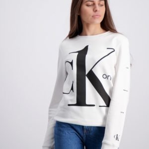 Calvin Klein Ck One Sweatshirt Neule Valkoinen