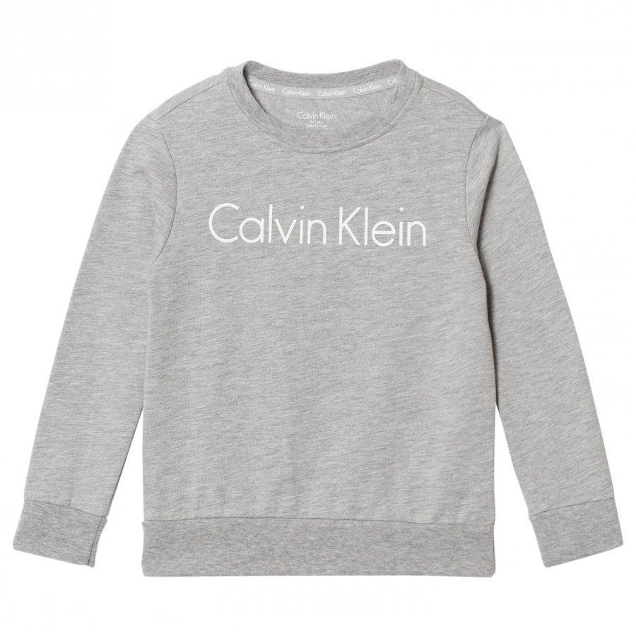 Calvin Klein Grey Branded Sweatshirt Yöpuku