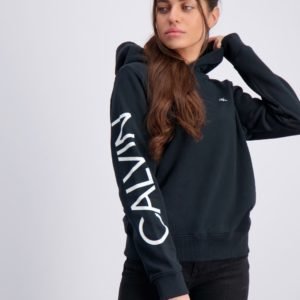 Calvin Klein Hero Logo Hoodie Huppari Musta