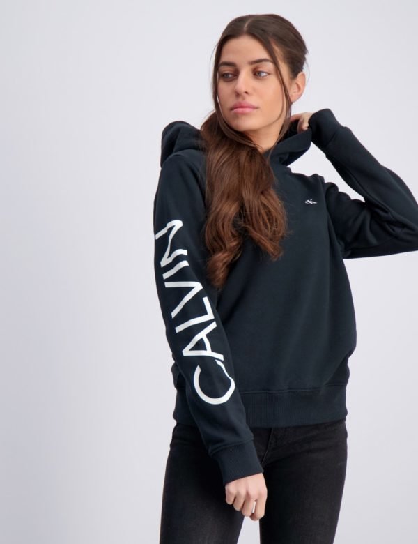 Calvin Klein Hero Logo Hoodie Huppari Musta