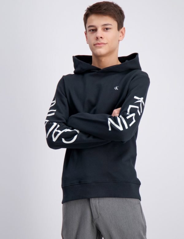 Calvin Klein Hero Logo Hoodie Huppari Musta