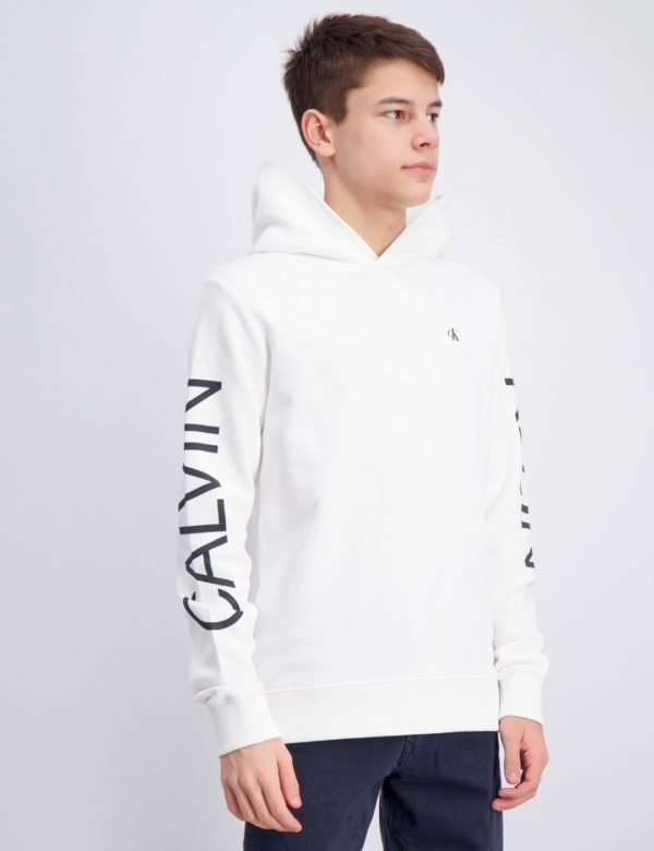 Calvin Klein Hero Logo Hoodie Huppari Valkoinen