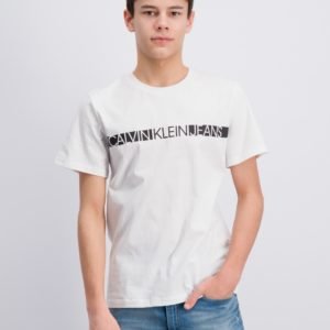 Calvin Klein Hero Logo T Shirt T-Paita Valkoinen