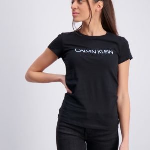 Calvin Klein Institutional Slim T Shirt T-Paita Musta