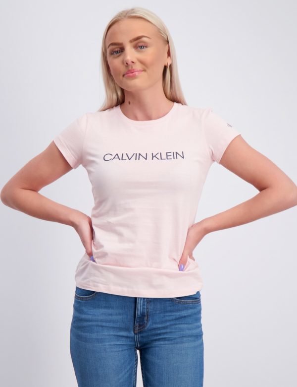 Calvin Klein Institutional Slim T Shirt T-Paita Vaaleanpunainen