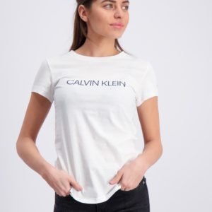 Calvin Klein Institutional Slim T Shirt T-Paita Valkoinen