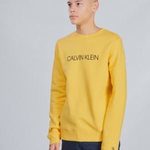 Calvin Klein Institutional Sweatshirt Neule Keltainen