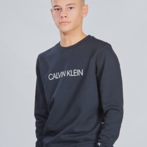 Calvin Klein Institutional Sweatshirt Neule Musta