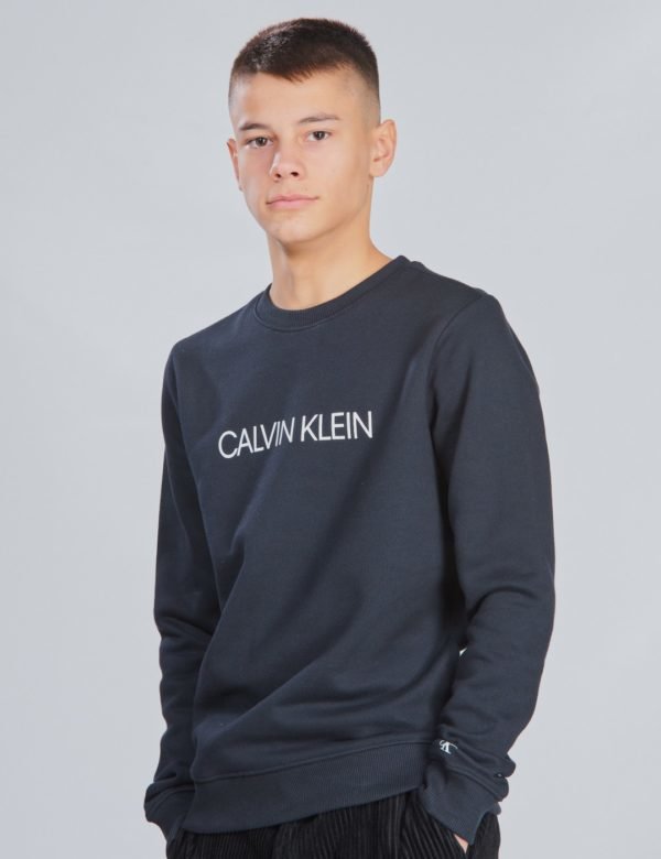 Calvin Klein Institutional Sweatshirt Neule Musta