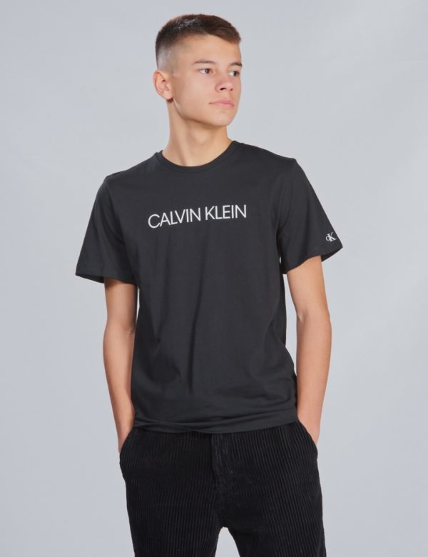 Calvin Klein Institutional T Shirt T-Paita Musta