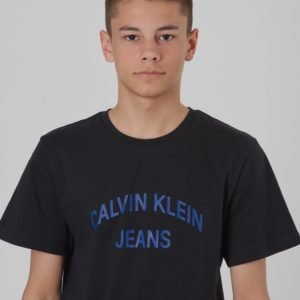 Calvin Klein Logo Organic Cotton Tee T-Paita Musta