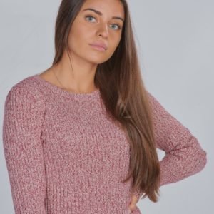 Calvin Klein Lurex Rib Sweater Neule Punainen