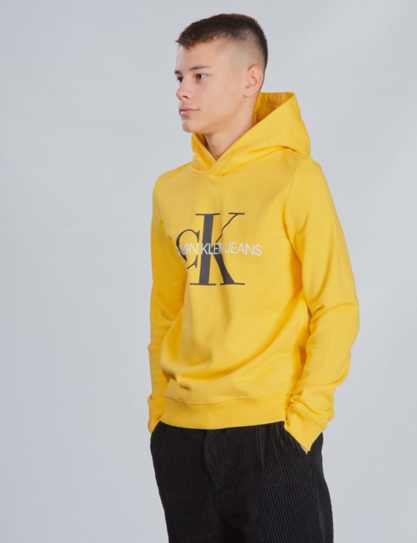 Calvin Klein Monogram Hoodie Huppari Keltainen