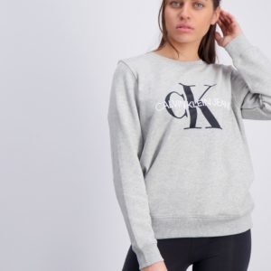 Calvin Klein Monogram Logo Sweatshirt Neule Harmaa