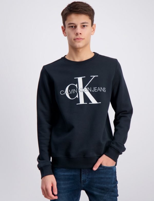 Calvin Klein Monogram Logo Sweatshirt Neule Musta