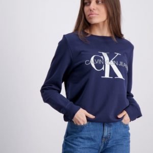 Calvin Klein Monogram Logo Sweatshirt Neule Sininen
