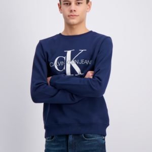 Calvin Klein Monogram Logo Sweatshirt Neule Sininen