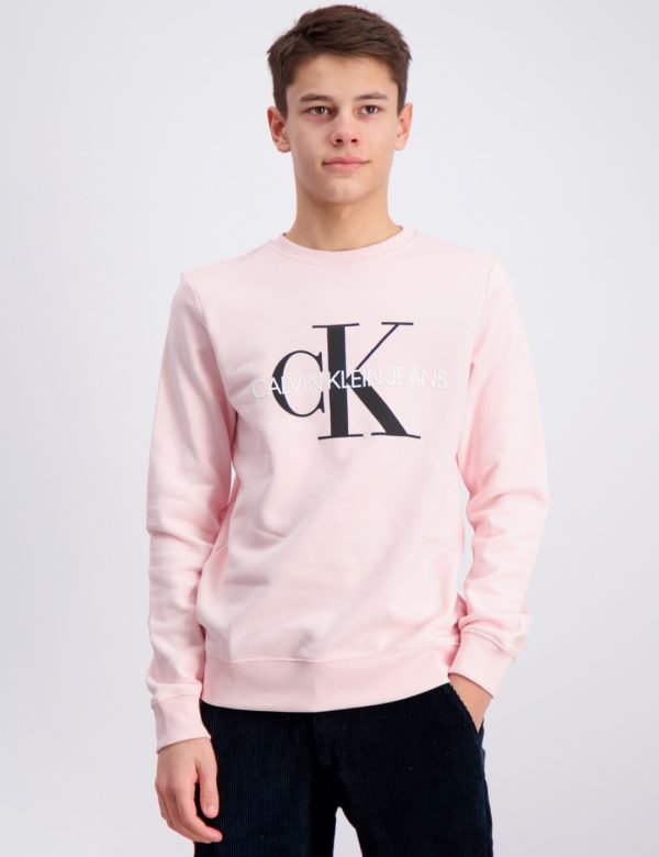 Calvin Klein Monogram Logo Sweatshirt Neule Vaaleanpunainen