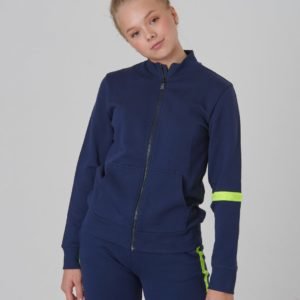 Calvin Klein Neon Tape Zip Terry Jacket Neule Sininen