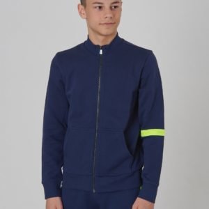 Calvin Klein Neon Tape Zip Terry Jacket Neule Sininen