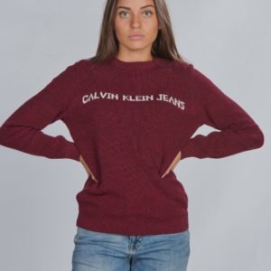 Calvin Klein Oco Mixed Yarn Sweater Neule Punainen