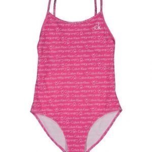 Calvin Klein Print Swimsuit Uimapuku