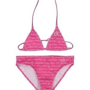 Calvin Klein Print Triangle Bikinit