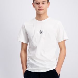 Calvin Klein Small Ck One Ss T Shirt T-Paita Valkoinen