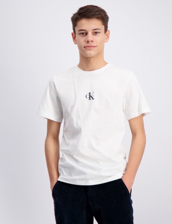 Calvin Klein Small Ck One Ss T Shirt T-Paita Valkoinen