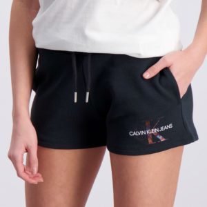 Calvin Klein Small Monogram Short Shortsit Musta