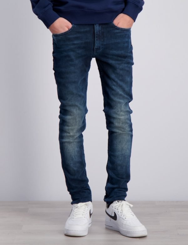 Calvin Klein Super Skinny Farkut Sininen