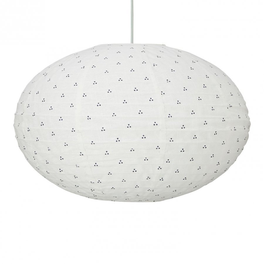 Cam Cam Ellipse Lamp Dots Navy Mint Kattovalaisin