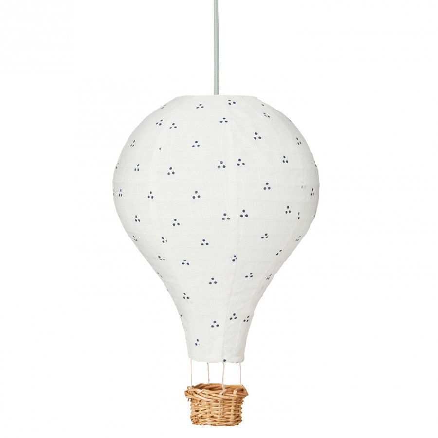 Cam Cam Hot Air Ballon Lamp Dots Navy Mint Kattovalaisin