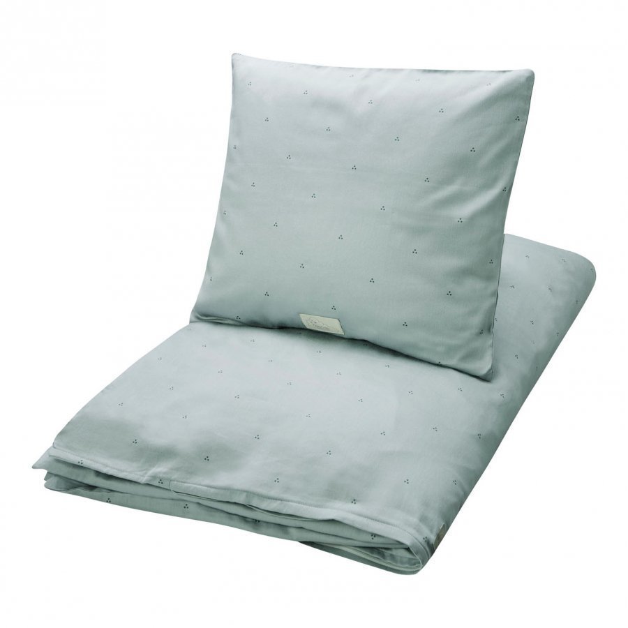 Cam Cam Organic Baby Bedding Dot Misty Green Pussilakanasetti