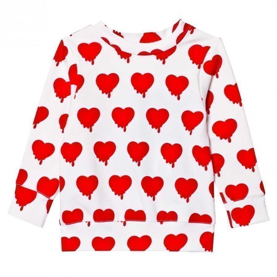 Caroline Bosmans Hope 2.0 Sweatshirt Fleece Heart White Oloasun Paita