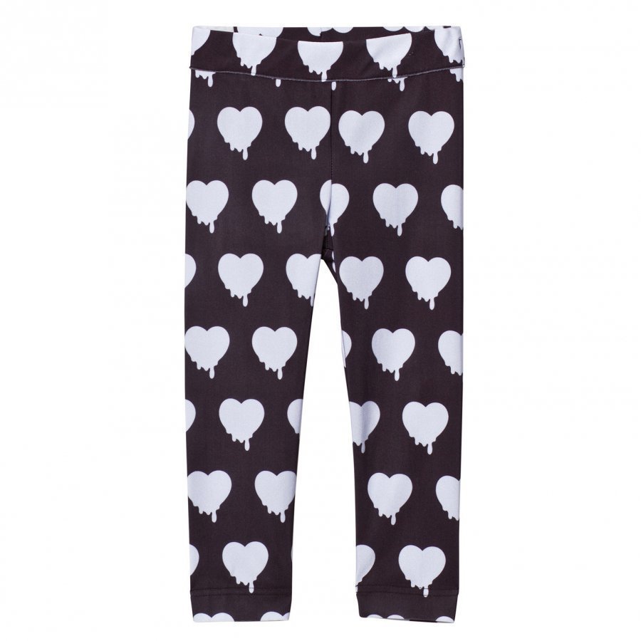 Caroline Bosmans Peace For President Printed Leggings Heart Black Legginsit