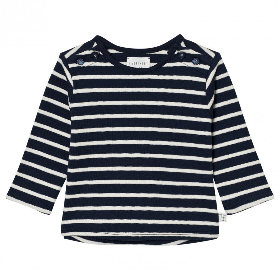 Carrément Beau Navy And White Stripe Tee T-Paita