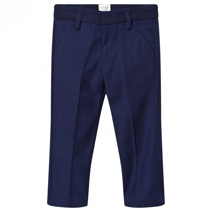 Carrément Beau Navy Suit Trousers Puvunhousut