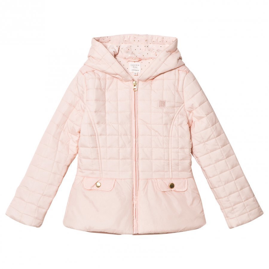 Carrément Beau Pink Quilted Jacket Toppatakki