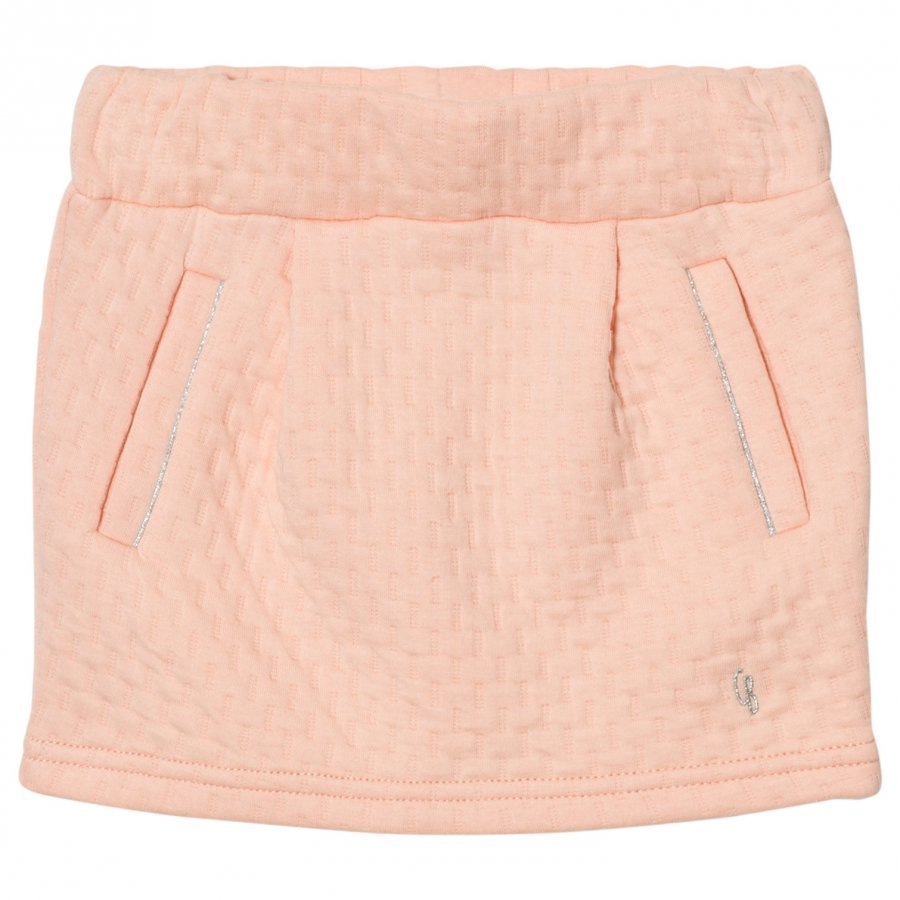 Carrément Beau Pink Textured Skirt Lyhyt Hame