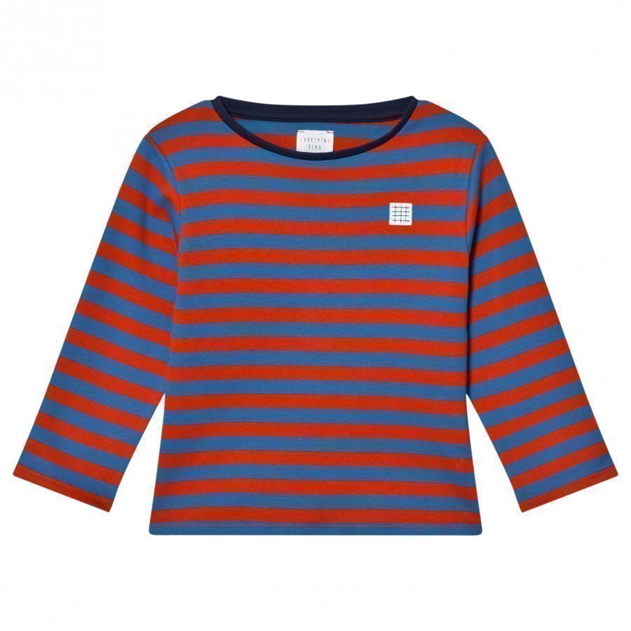 Carrément Beau Red And Blue Long Tee T-Paita