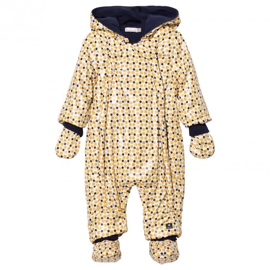 Catimini Cream Spots And Stars Coverall Toppahaalari