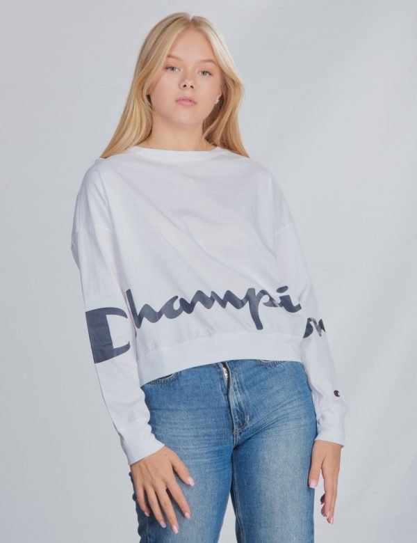 Champion Rochester Crewneck T Shirt T-Paita Valkoinen