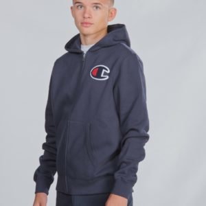 Champion Rochester Hooded Full Zip Sweatshirt Huppari Sininen